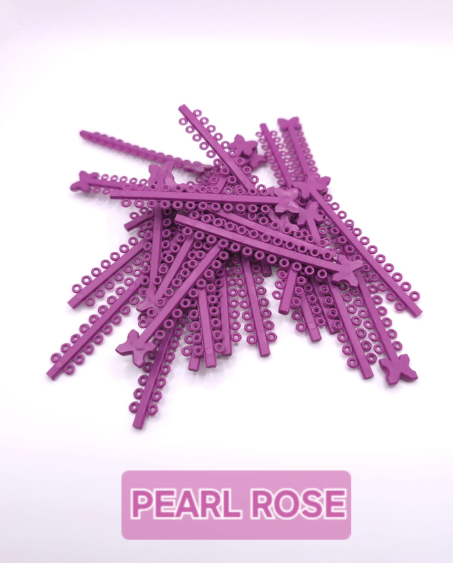Module elastice colorate PEARL ROSE