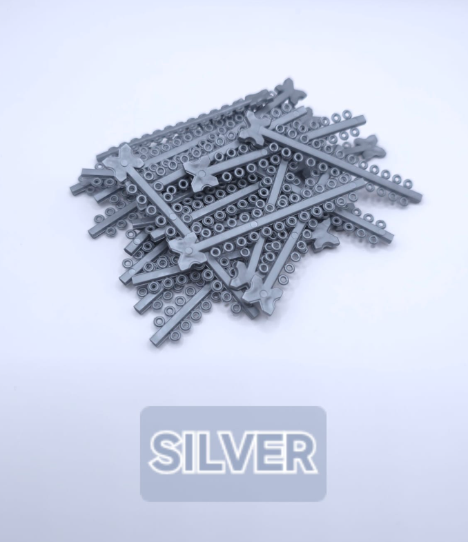 Module elastice colorate SILVER