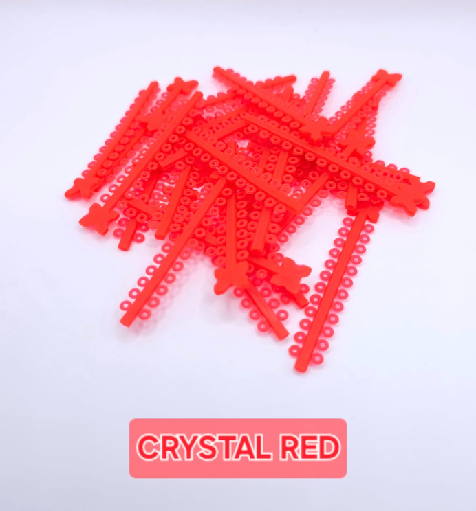 Module elastice colorate CRYSTAL RED