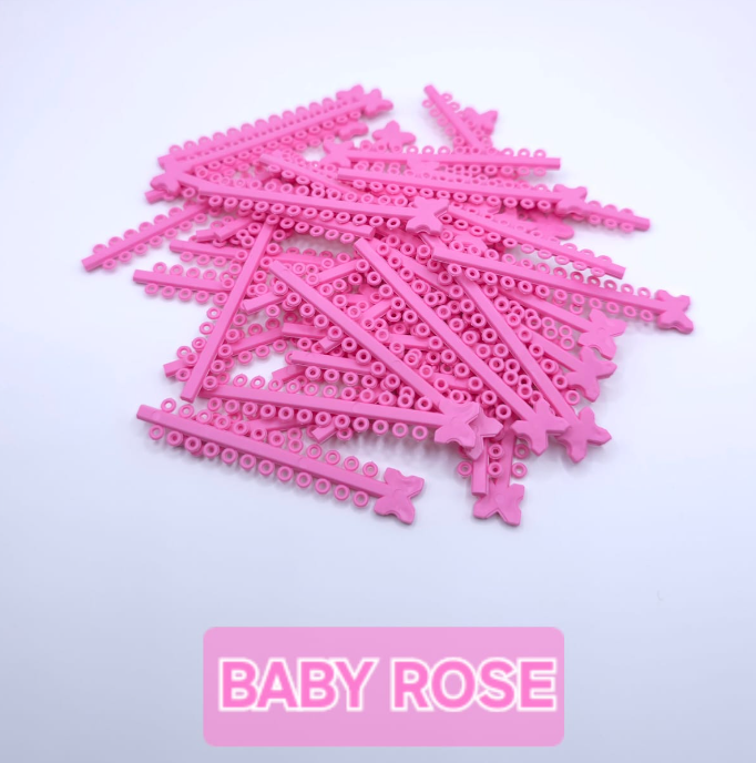 Module elastice colorate BABY ROSE