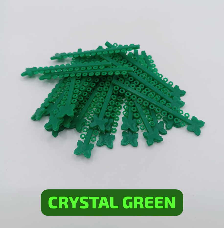 Module elastice colorate CRYSTAL GREEN