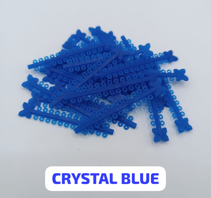 Module elastice colorate CRYSTAL BLUE