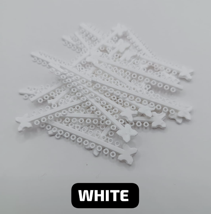 Module elastice colorate WHITE