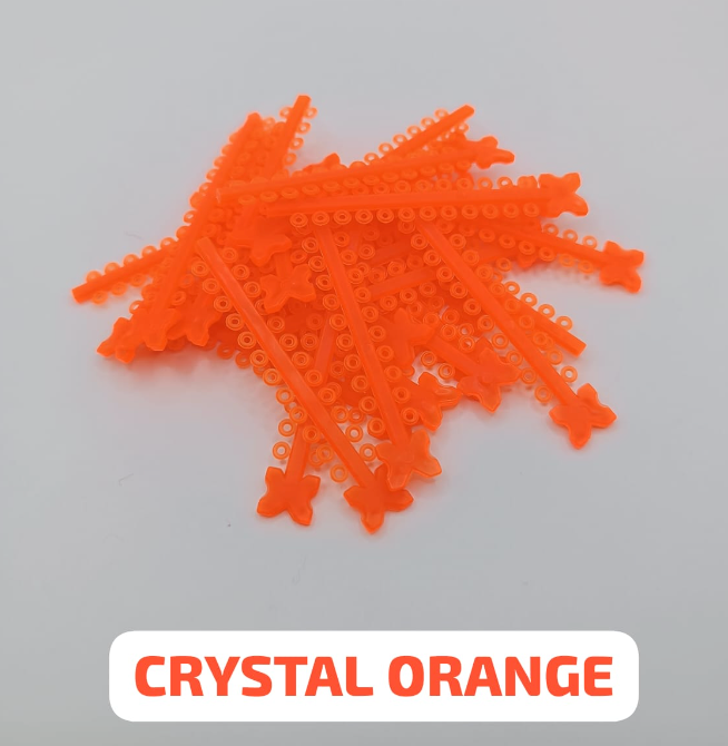 Module elastice colorate CRYSTAL ORANGE