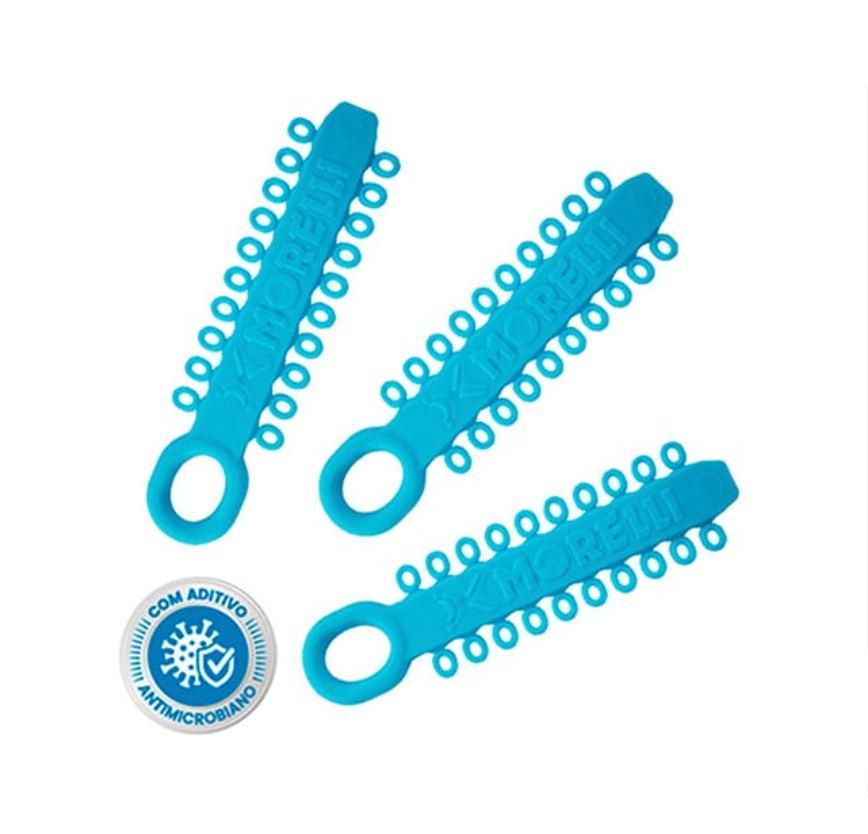 Module elastice cu aditiv antimicrobian SKY BLUE