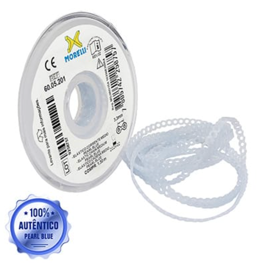 Elastic Chain Short/Medium/Long Colorate- Pearl Blue - rola 1,5m