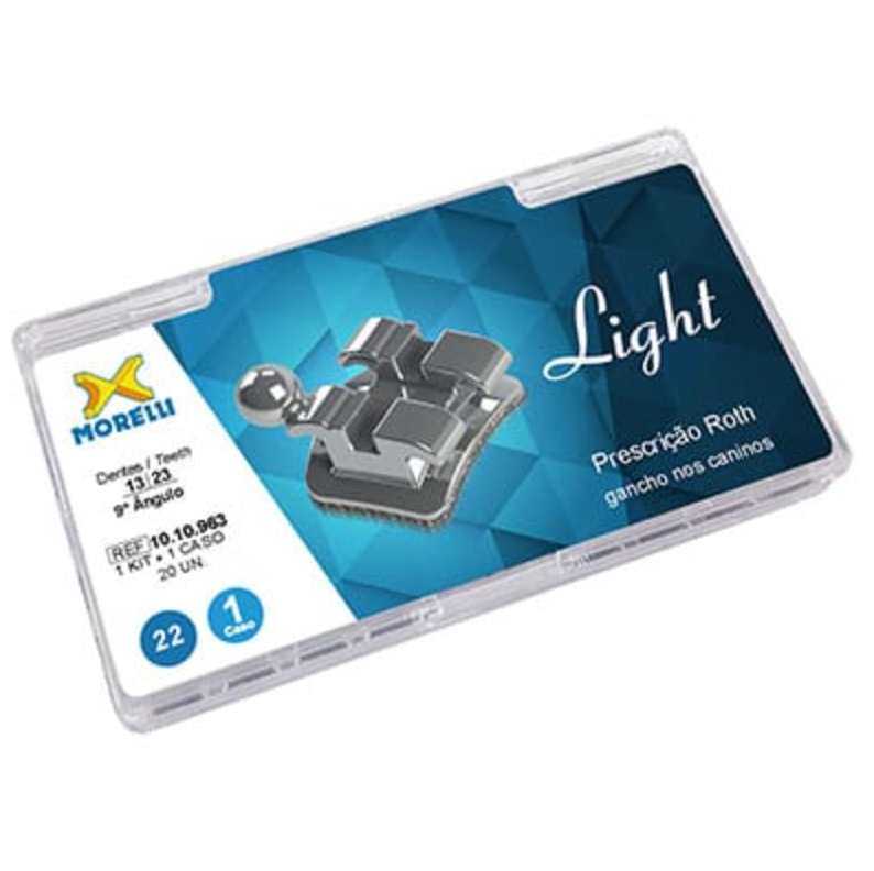 Set brackets metalici ligaturabili Light 022 ROTH/MBT